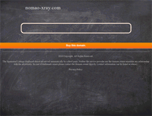 Tablet Screenshot of nomao-xray.com